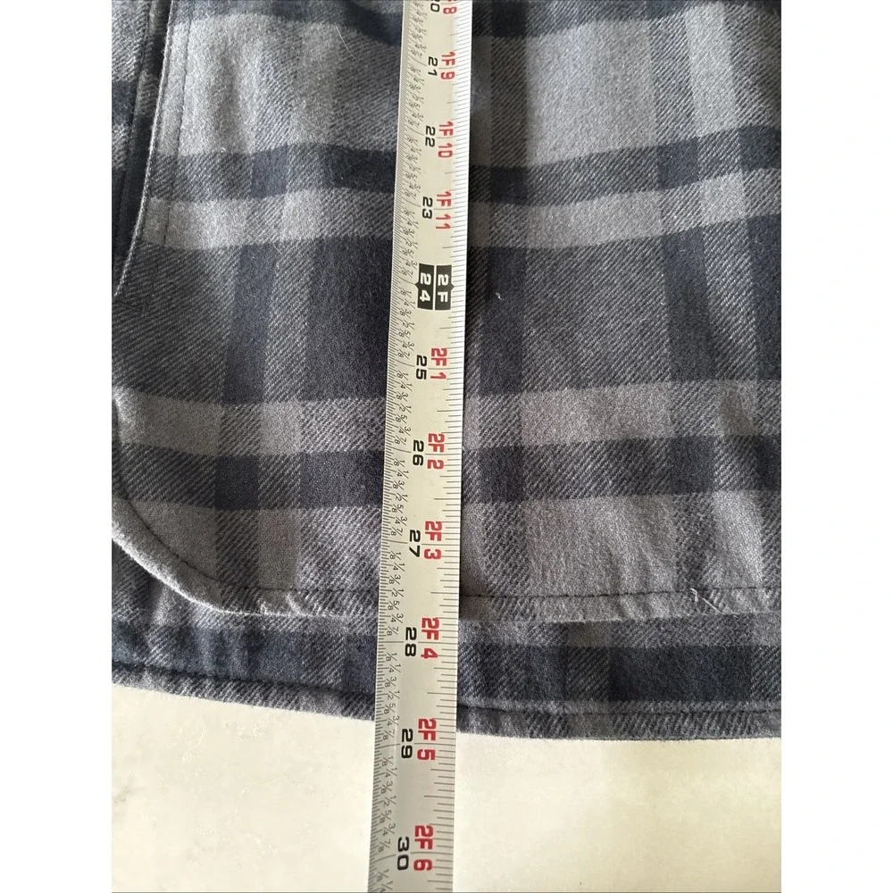 Levi's Sherpa Lined Hooded Shirt Jacket Zip Button Men's Outerwear Size Small